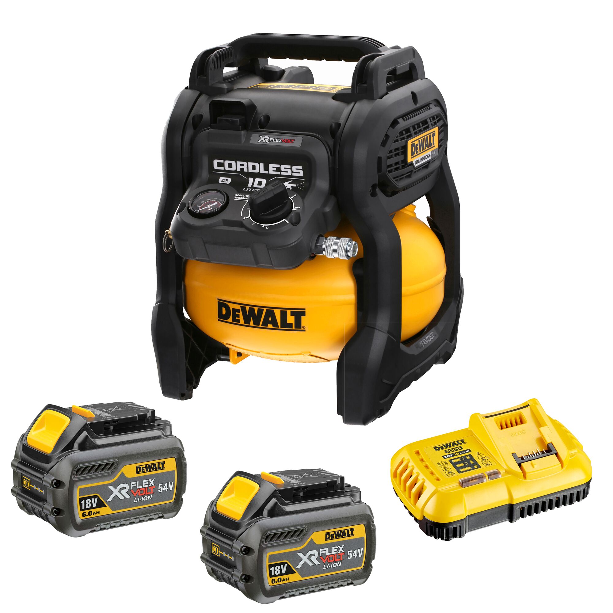 Air compressor dewalt cordless discount