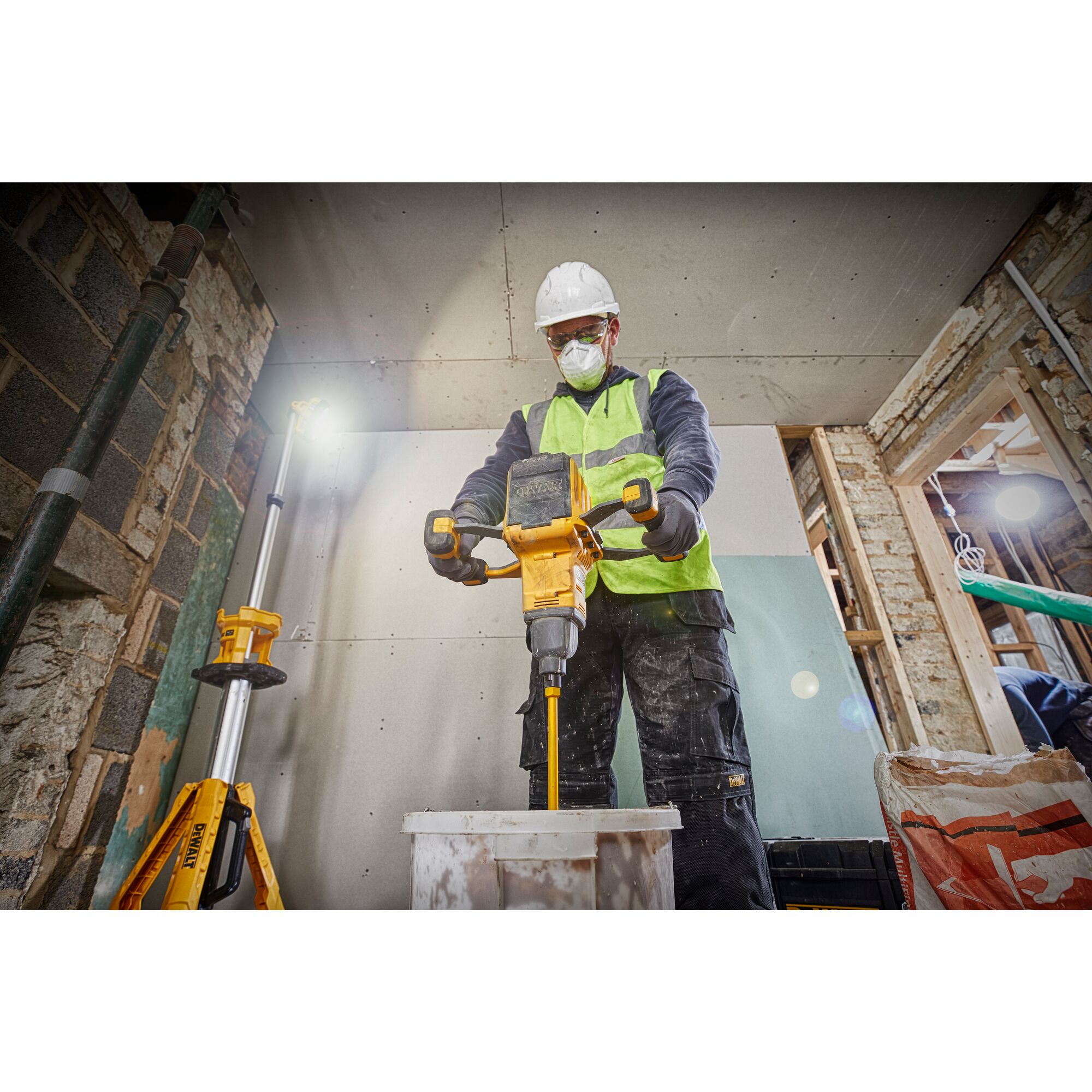 Dewalt 54v top mixing drill