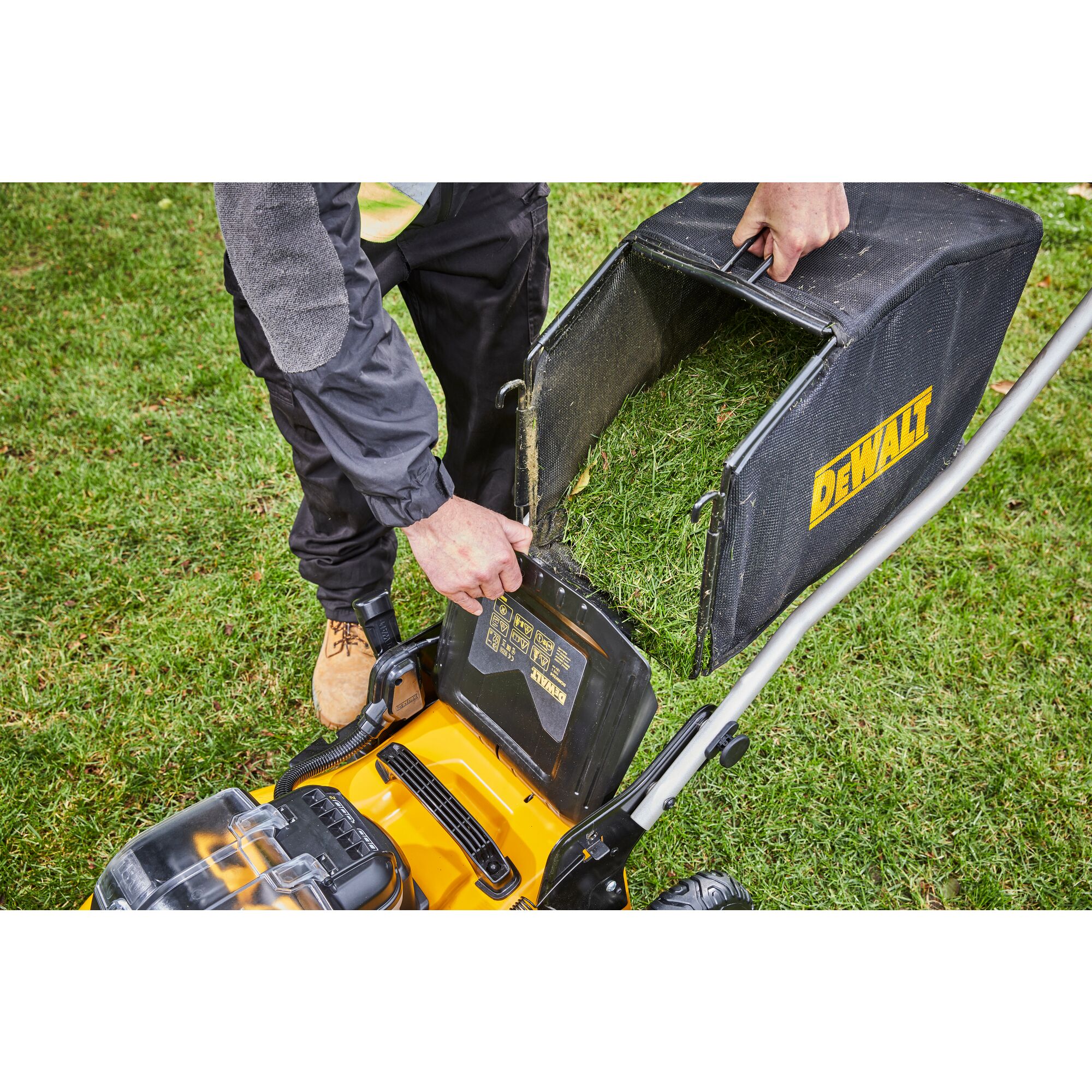 Li ion top lawn mower