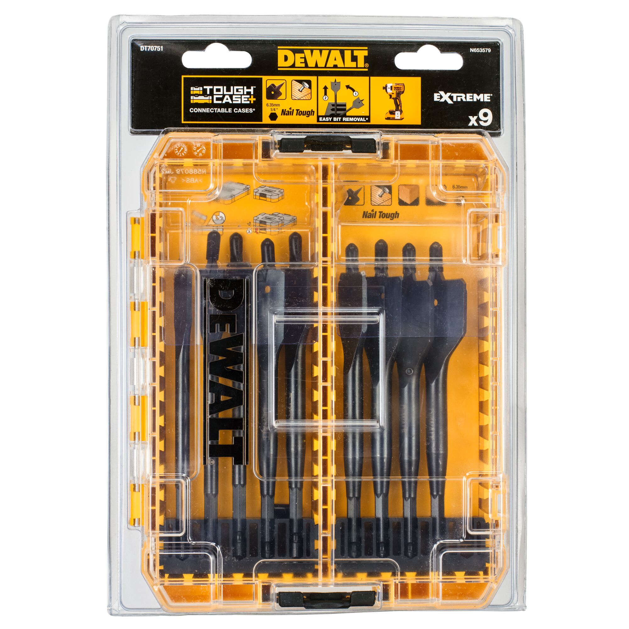 9pc Extreme Impact Ready Flatwood Set DEWALT