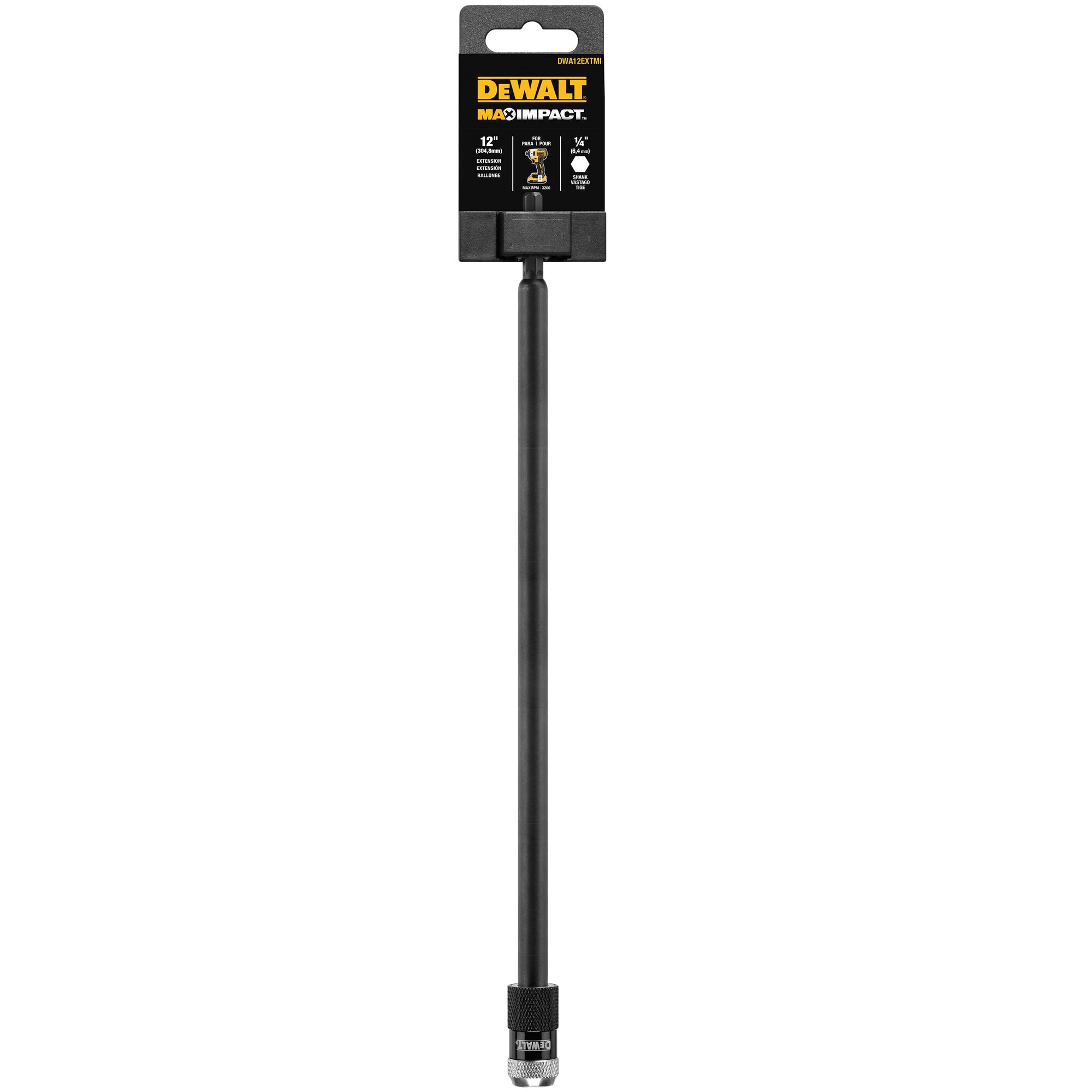 MAX IMPACT 1 4 EXTENSION DRIVER 300MM DEWALT